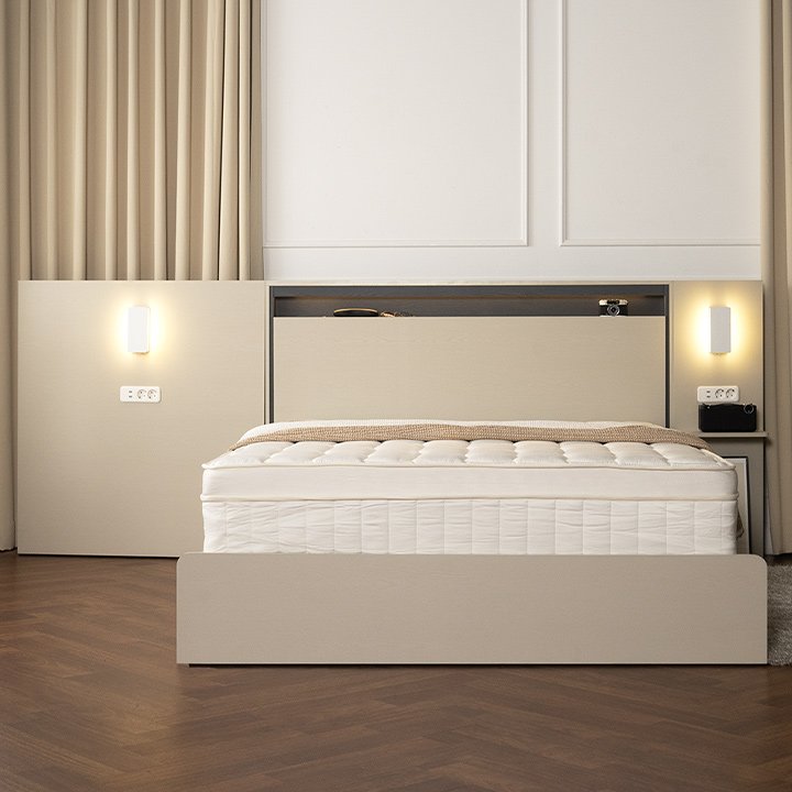 (착불/단독특가) 포이베수납형모듈침대(슈퍼싱글/퀸&킹)