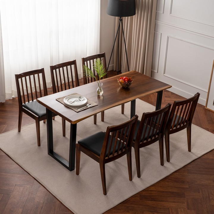 베스타장미목식탁세트(4인/6인)