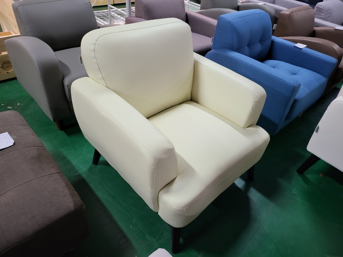 [B등급] 211018-21 칸나1인_인조가죽_아이보리