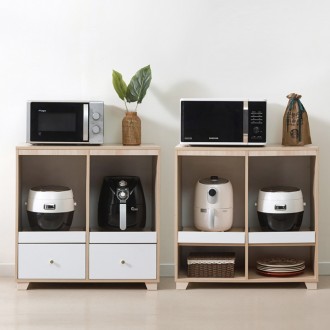 (착불) 리미트다용도3단렌지대(오픈형,서랍형)