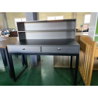 [B등급] 211020-4 메탈그레이서랍책상1200_책꽂이포함