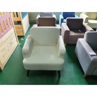 [B등급] 211021-19 칸나1인소파_인조가죽_아이보리