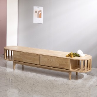 템플원목1단거실장2000