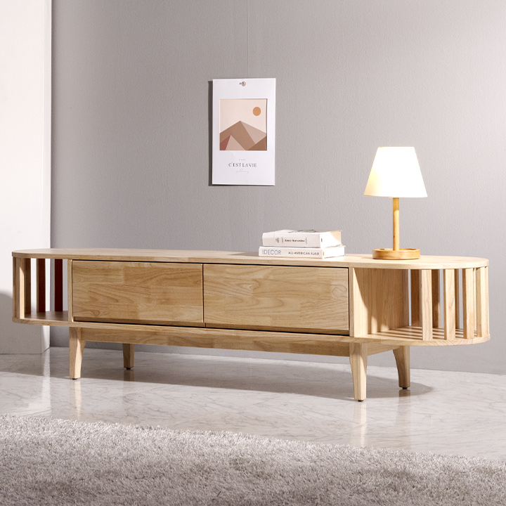 템플원목1단거실장1800