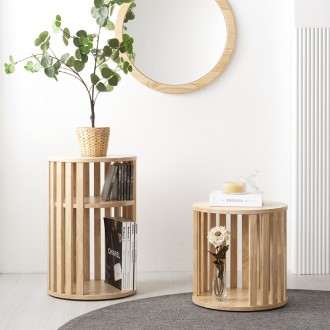 템플원형사이드테이블(1단/2단)